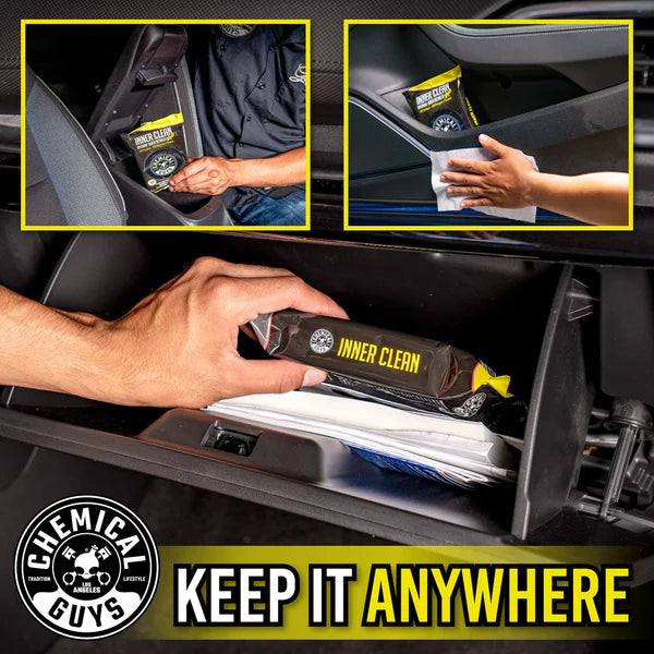Innerclean Interior Quick Detailer & Protectant Car Wipes