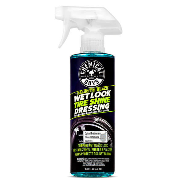 Galactic Black Wet Look Tire Shine Dressing