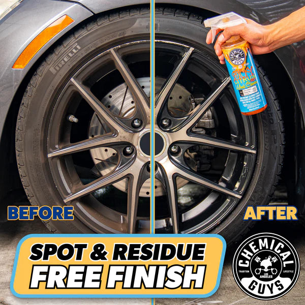 Sticky Gel Citrus Wheel Cleaner