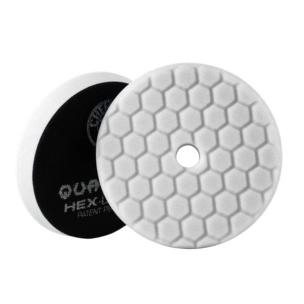 White Hex-Logic Quantum Light-Medium Polishing Pad 14cm