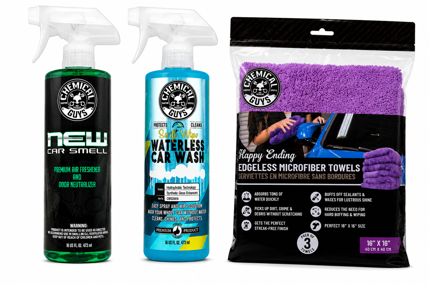 Chemical Guys Waterless Wash & Fresh Finish Bundle