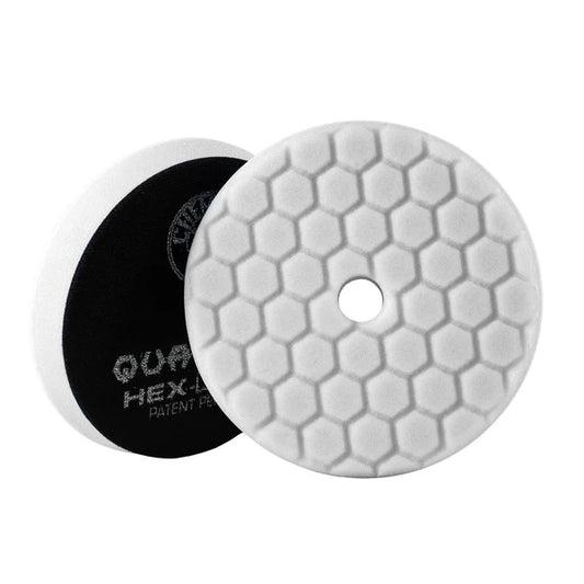 White Hex-Logic Quantum Light-Medium Polishing Pad 14cm